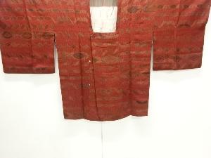 七宝に木の実模様織出し道行コート